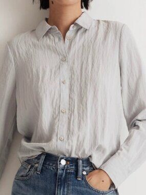 Madewell Crinkled Button-up Shirt - NWT